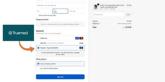 BURŪV Checkout with HSA/FSA payment option featured