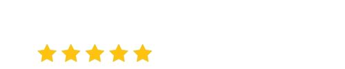 Five yellow stars on a white background