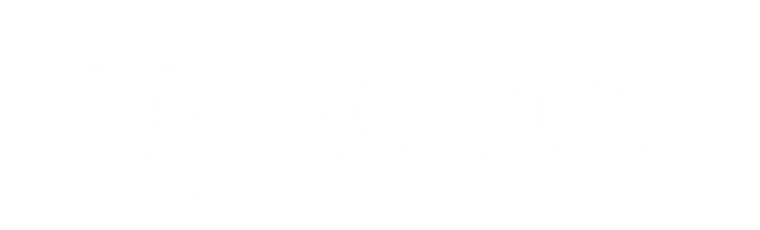 BURUV® logo white on transparent background